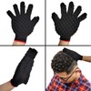 WULI PEACH Magic Curling Sponge Gloves Brush for Black Men's