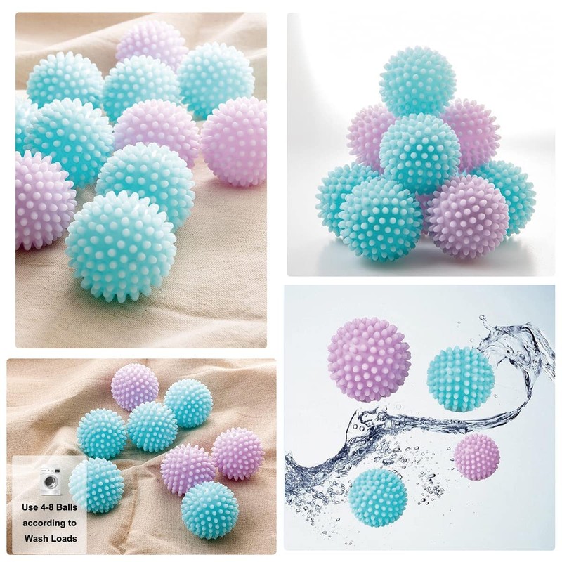 Bienstylife Reusable Laundry Dryer Balls - Eco Friendly Fabric Softener