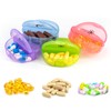 Sukuos 7-Day 2x Pill Organizer, Large Daily Pill Cases for