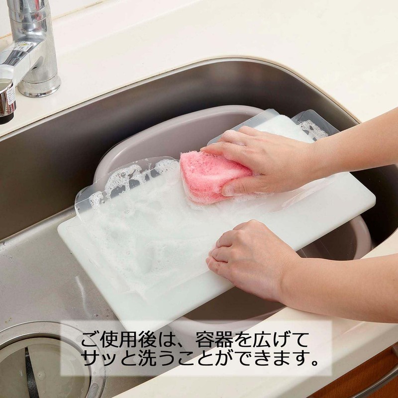 Iwasaki Industries Last Trolley, Cutting Board, Divided Freezer Pack, Set
