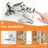 Probrico 2 Pack Soft Close Cabinet Hinges, 165° Full Overlay