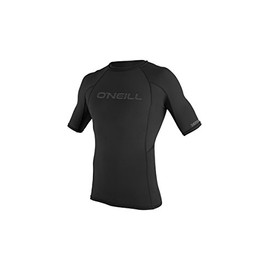 ONeill Thermo-X Short Sleeve Crew Top Black - Easy Stretch Quick dry - Water repellency, odor resistance