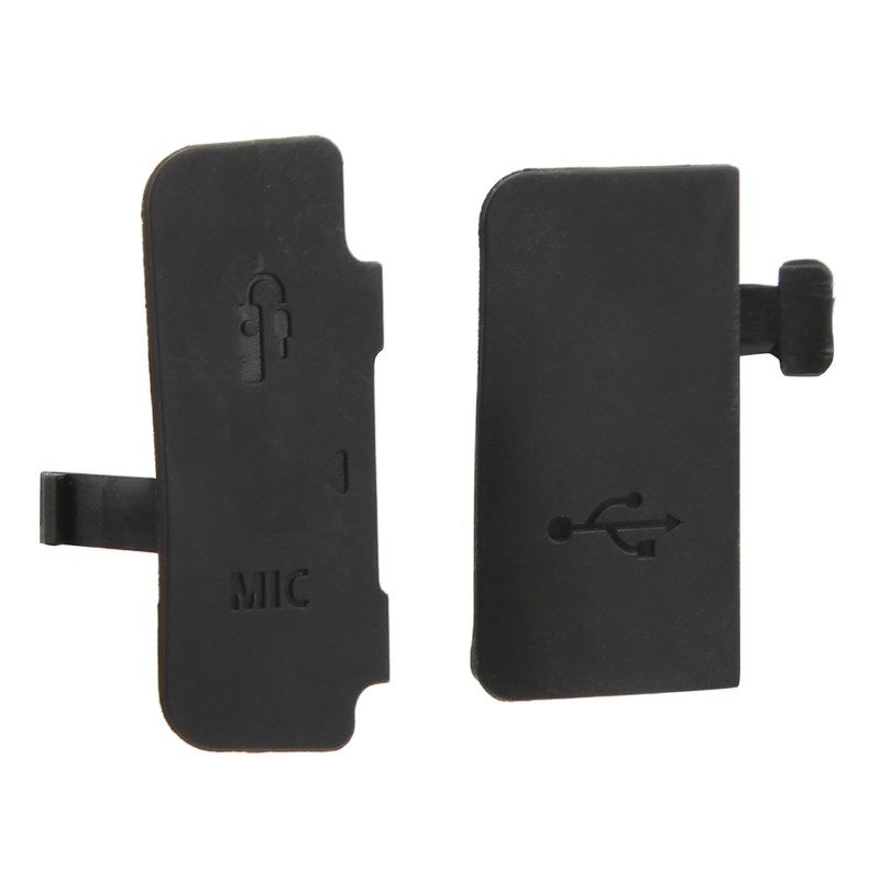 2PCS Digital Camera MIC Interface Door Cover Rubber Camera Repair