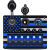 AMOMD AMOMD 6P Rocker Switch Panel with American Flag Pattern