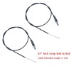 Unbranded 2 * 52" Throttle Cable For Coleman CT100U 98CC