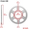 Kawasaki Drive Chain & Sprockets Kit for Kawasaki ZX1200 Ninja