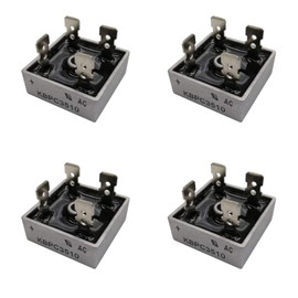 HUABAN 4 Pieces KBPC3510 Silicon Bridge Rectifier Diode 35A 1000V KBPC Single Phase, Full Wave 35 Amp 1000 Volt