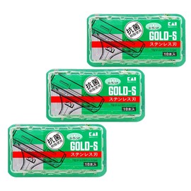 Kai SMTGS10B1 T-shaped Gold Stainless Steel, Set of 10 x 3