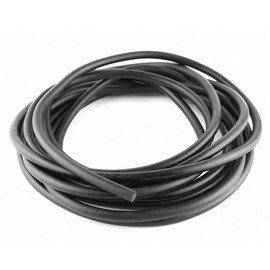 Round Cord Seal Rubber 1 m EPDM Black Rubber Cord Round Cords Foam Rubber Joint Cord (Diameter 5.7 mm)