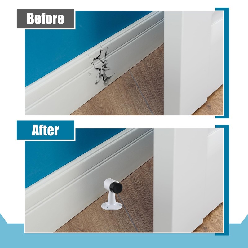 Yaocom 2 Pack Heavy Duty Floor Mounted Door Stop 3