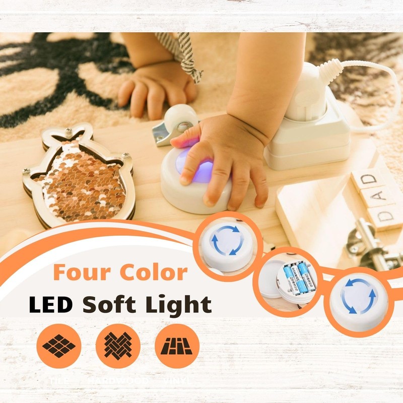 Potatomato Busy Board Accessories & Activity Board - 4-Piece DIY