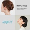 HOYOLS Black Bobby Pins, Secure Hold Hair Pins 100 Pcs,