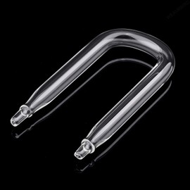 WEAVERBIRD U Shape CO2 Diffuser Aquarium Fish Tank Spacing 0.59" (15mm) Carbon Dioxide Regulator Check Glass Tube