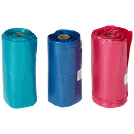 Trixie Dog Pick Up Hundekotbeutel mit Henkeln, M, 3 Rollen à 15 St., sortiert