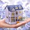 CUTEROOM Wooden Dollhouse Kit DIY Miniature House Easy Assembly for
