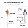 Anode Rod for Hot Water Heater, MIZUDO 4-80 Gal Titanium