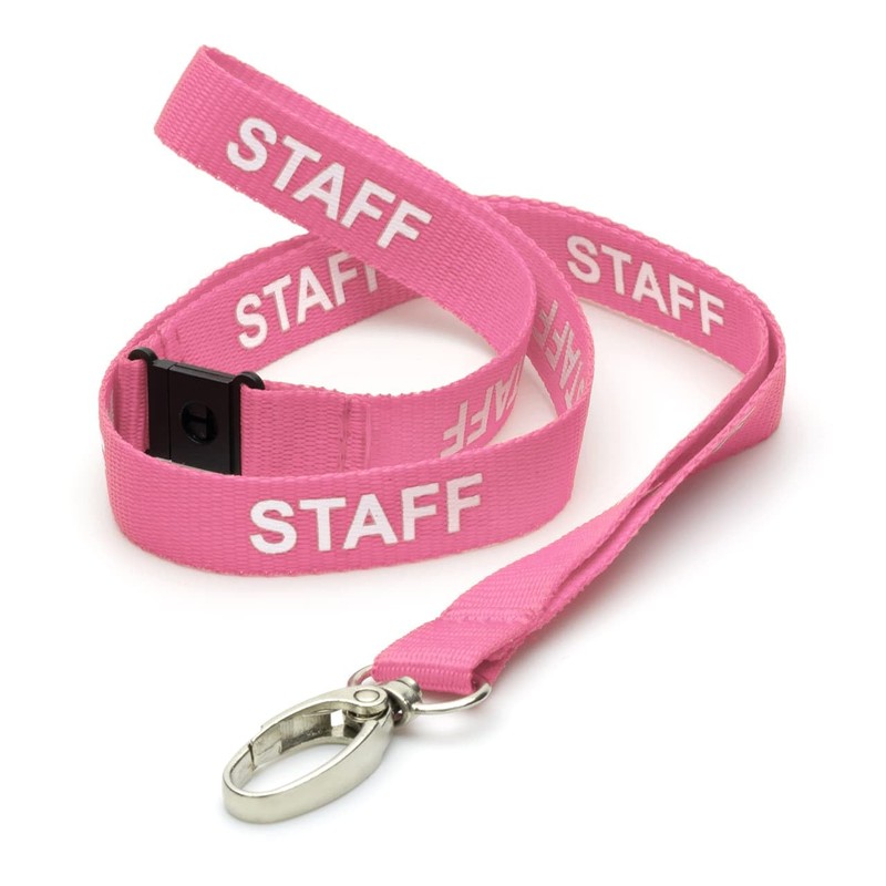 CKB LTD Staff LANYARDS Breakaway Security Lanyard Neck Strap, Rotating