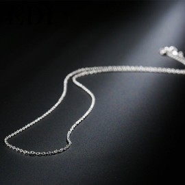 Purple CROSS CRUCIFIX RARE PURPLE CRYSTAL charm 22" Sterling Silver 925 necklace women