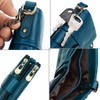 Womens Purse Wallet RFID Blocking Real Leather Ladies Purses with