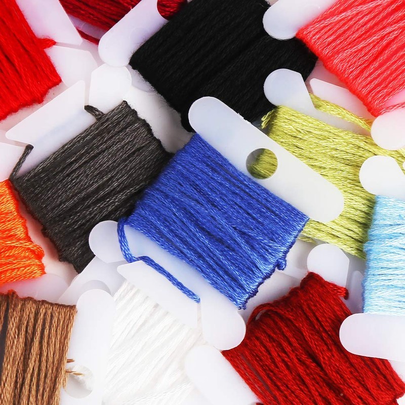 SULOLI Grey Embroidery Thread,Sewing Thread Kit Embroidery Threads Grey Series