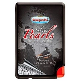 Lomenfly 5 rajnigandha Silver Pearls Mouth freshener of 6.25g Each ;TM79F-32M UGBA96052