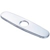 Chromed Long Ellipse Deck Hole Cover Plate Bathroom Kitchen Sink
