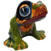 Talavera Pottery Store Frog Planter Large Eyes Hand Painted Indoor