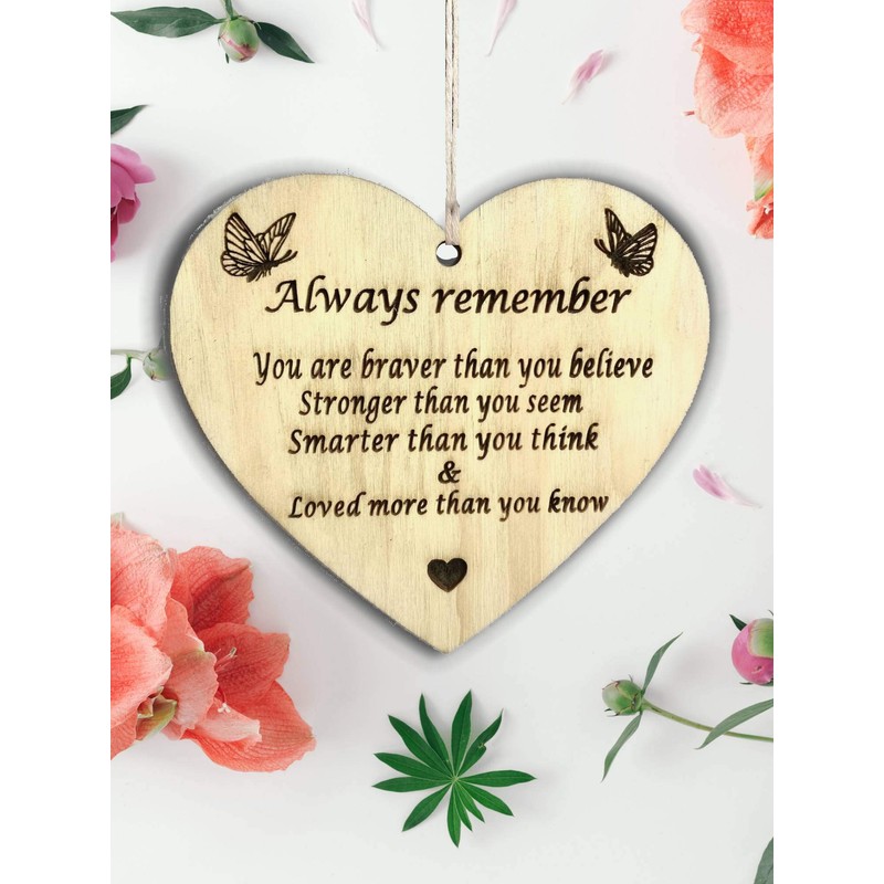 Pet-Jos Decorative Sign Heart Plaque 10 x 10 cm Always