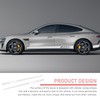 DXNQ 2 PCS Car Side Skirt Decals, 88.58×4.52 Inch Waterproof
