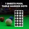 Scott Edward Pool Table Marker Dots, Billiard Point Sticker, Snooker
