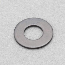 Esco EA949LX-1306F M6 Flat Washer (Stainless Steel, Black, ISO, 12 Pieces)