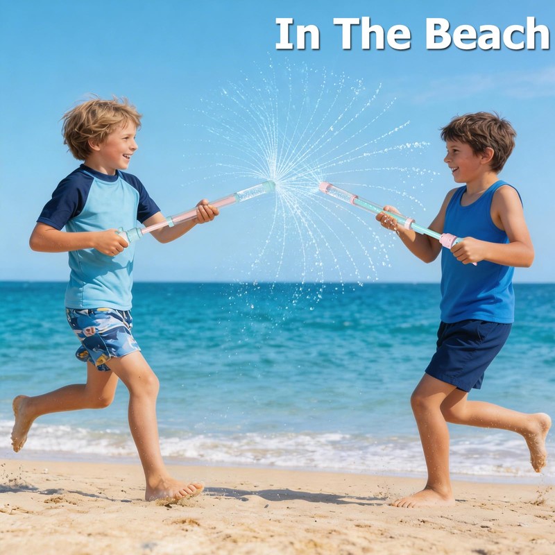 Dsmile 6 PCS Firework-Shaped Spray Water Gun for Kids,Cute Squirt