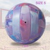PECOGO Volleyball Size 5 Soft PU Leather Purple Indoor Outdoor