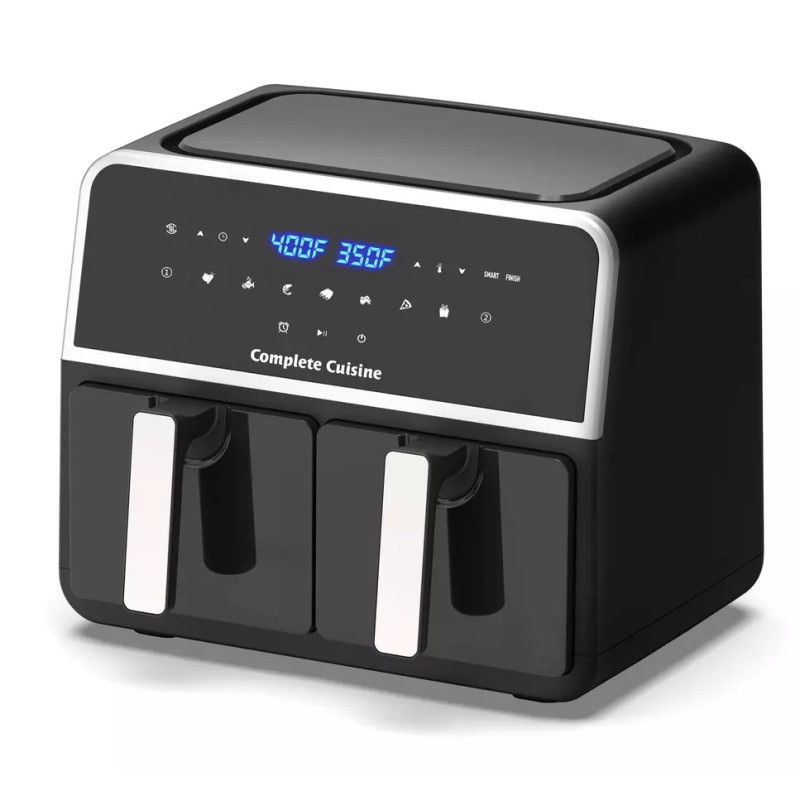 Complete Cuisine 9.5 QT Dual Basket Digital Air Fryer