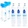 3-Pack Replacement for Brita WPRF-100 Refrigerator Water Filter - Compatible