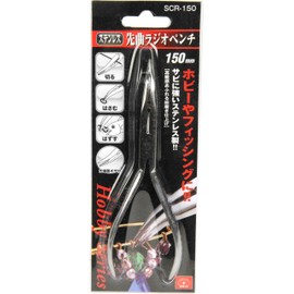 SK11 SCR-150 Stainless Steel Pointed Radio Pliers with Knurled Tip