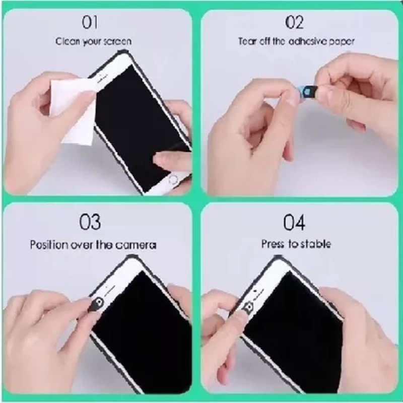 THE9SHOP Cubre Webcam Cubierta Anti Espia Camara Con Tapa Protector