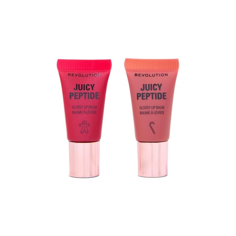 Revolution Juicy Peptide Mini Lip Balm Gift Set, Limited Edition