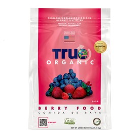 True Organic Berry Food – Organic Fertilizer for Acid-Loving Plants – 4lb Bag Covers 58 Sq. Ft.