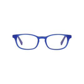 eyebobs - On Board | Premium Reading Glasses for Men and Women | Rectangle Frame for Average Faces, Royal Blue, 3.00