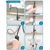 Kitchen Faucets with Pull Down Sprayer,Waterfall Kitchen Sink Faucet,Commercial Utility