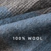 Temminc Pure Wool scarves for men women,Warm wool blanket scarf