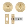 Carlisle Brass UDP/BATH30/SB Ulitmate Door Privacy Pack in Satin Brass Turn and Release