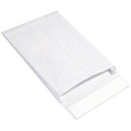 Caja Shipping Expandable Envelope, 10' x 13' x 1 1/2', White, 100/Case