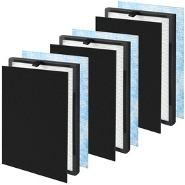 FCFMY 3 Packs 3-in-1 Replacement Air Filters for Okaysou Purifier Airmax 8L with H13 Grade True HEPA Blue Ultra-Filter