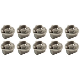 10 pcs PCB Bulb Socket, Gray, for W2.1x9.5d Wedge Bulbs (for 158, 194, 555 etc)