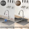 Kingmall Silicone Faucet Mat, Kitchen Faucet Mat for Drip Catcher,