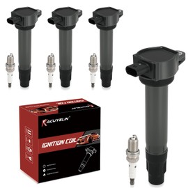 UF557 Ignition Coil Pack and Iridium Spark Plugs Set of 4 Compatible with Jeep Patriot Compass Dodge Avenger Caliber Journey Chrysler Sebring 200 2007-2016 2.4 2.0 L4,Replace#,GN10168,C1221