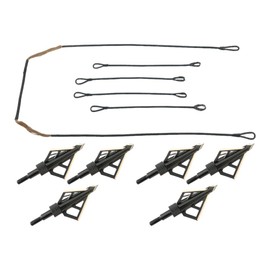 Ravin Crossbows Replacement String and Cable Set with 6 HME Redneck Hunting Broadheads Bundle (2 Items)