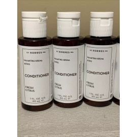 Korres Fresh Citrus Conditioner  Lot Of 6 - 1oz Each New Travel Size